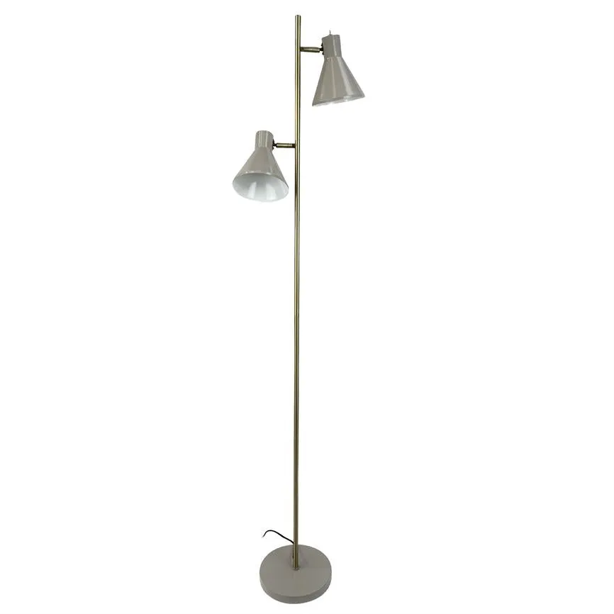 Dyberg Larsen Sleep gulvlampe brun jordfarge