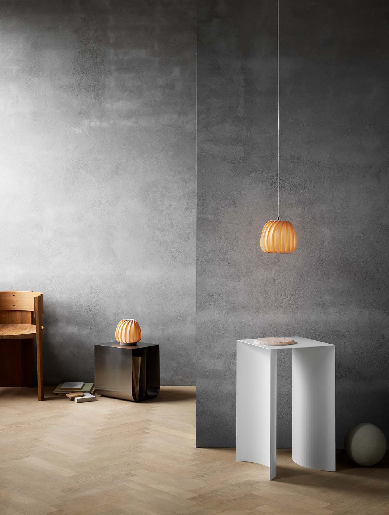 Tom Rossau ST906 Mini bordlampe bjørk håndlaget
