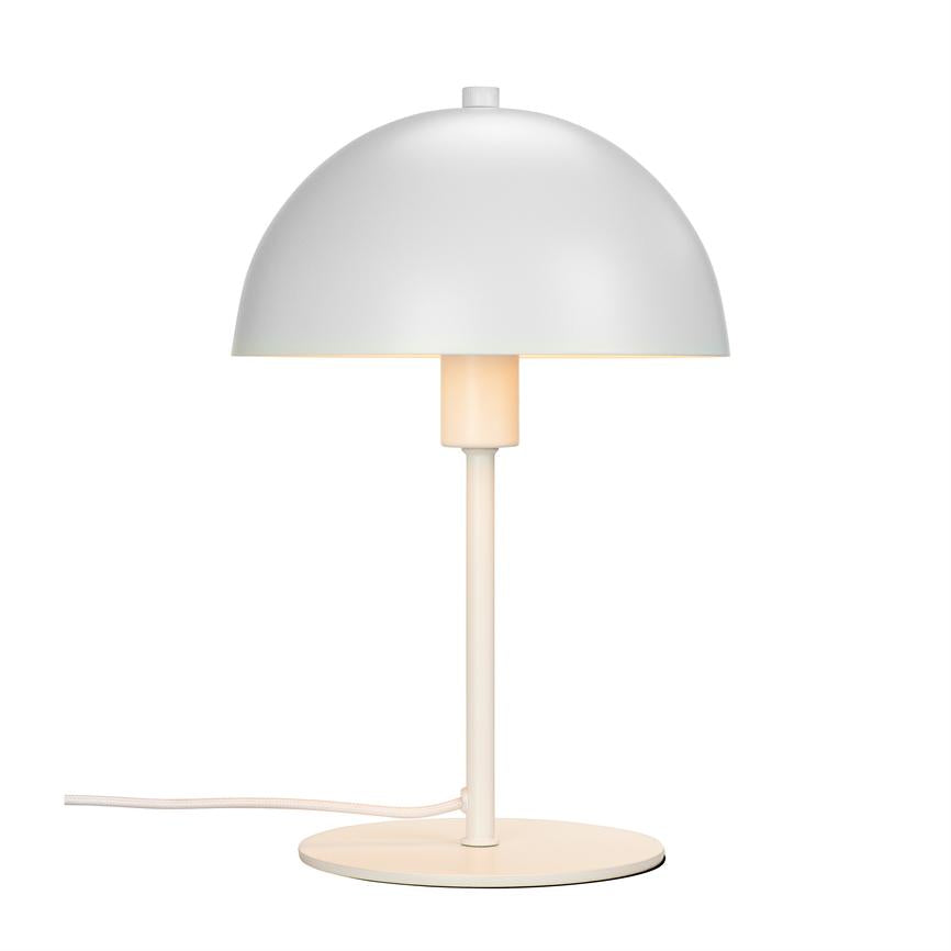 Dyberg Larsen Malmø bordlampe hvit metall
