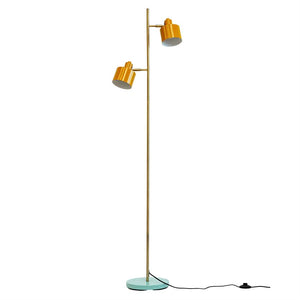 Dyberg Larsen Ocean gulvlampe sort messing