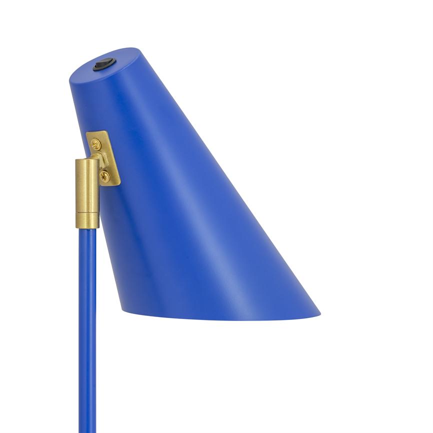 Dyberg Larsen Cale bordlampe blå svingbar