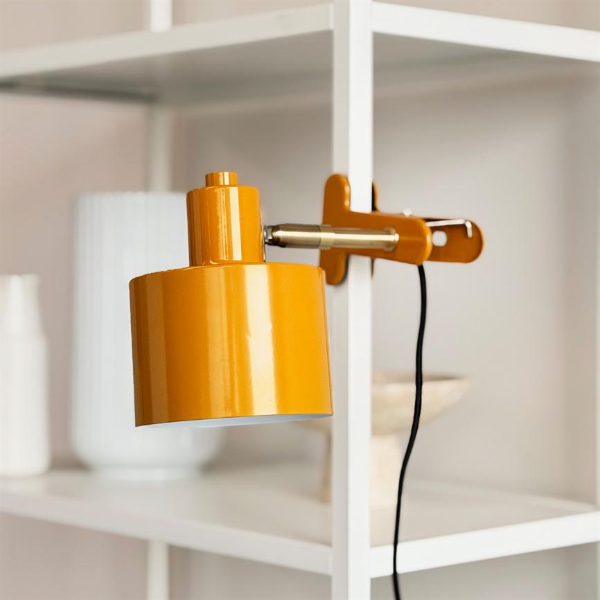 Dyberg Larsen Ocean klemmelampe curry justerbar