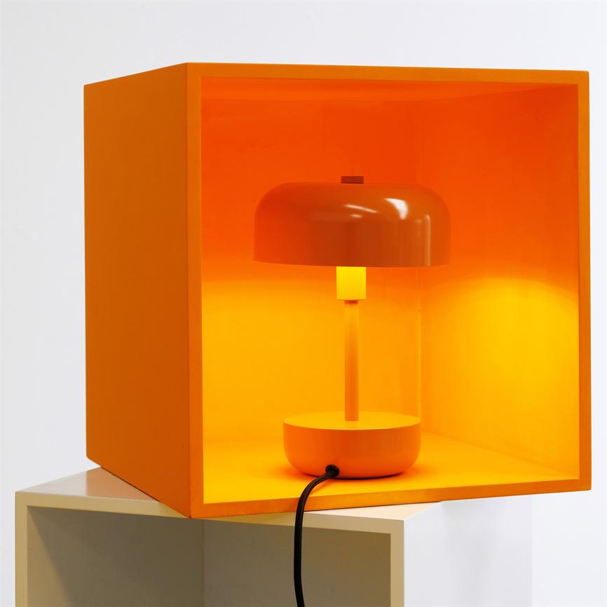 Dyberg Larsen Haipot bordlampe oransje G9