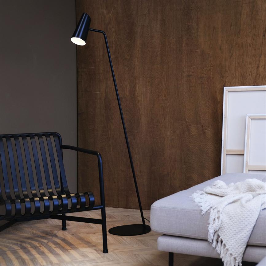 Dyberg Larsen Pallas gulvlampe svart
