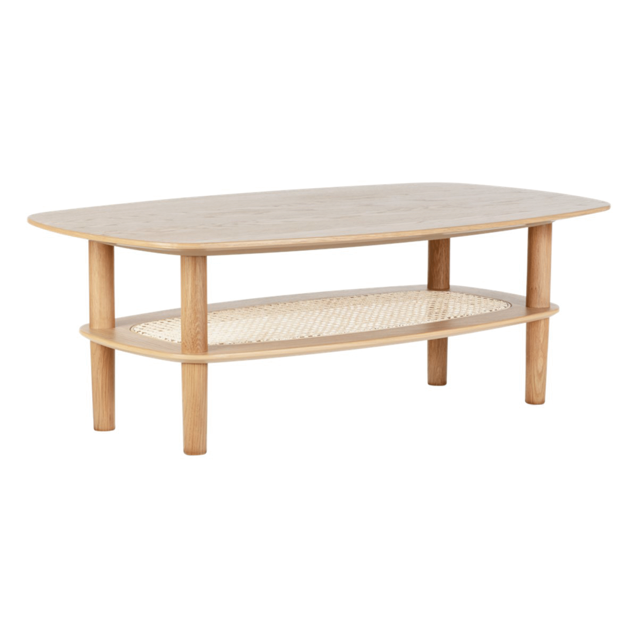 Umage Together Sleek Rectangle salongbord eik low rottinghylle