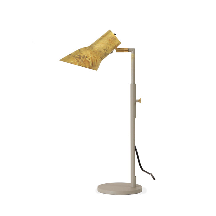 Zlamp Q10 423 bordlampe stål mørkegrå leselys