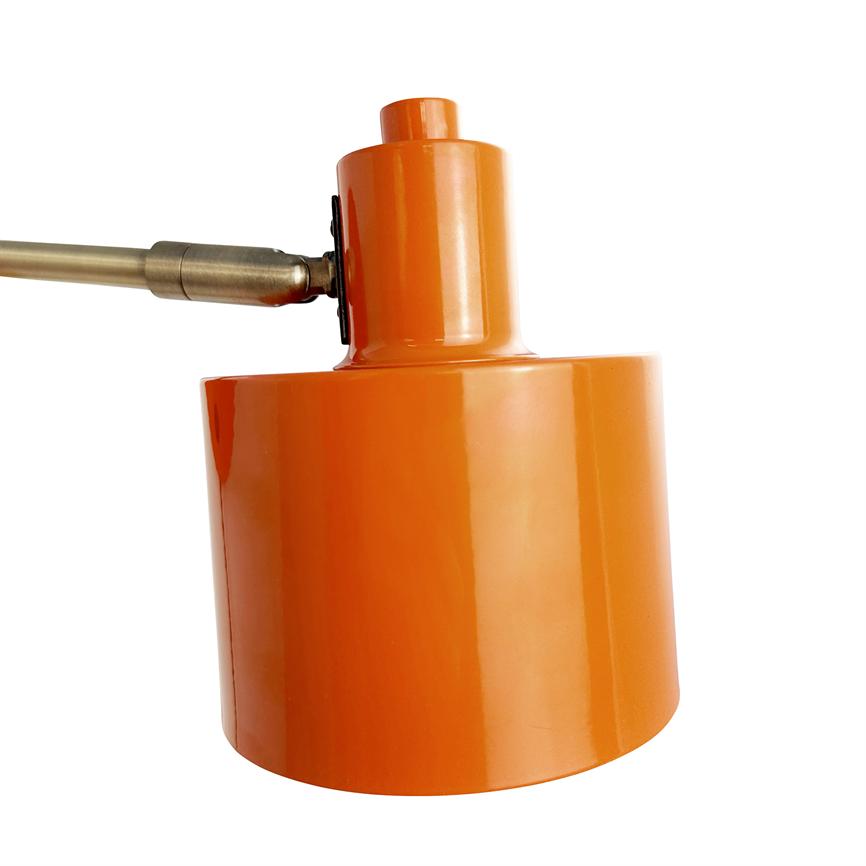 Dyberg Larsen Ocean vegglampe oransje messing