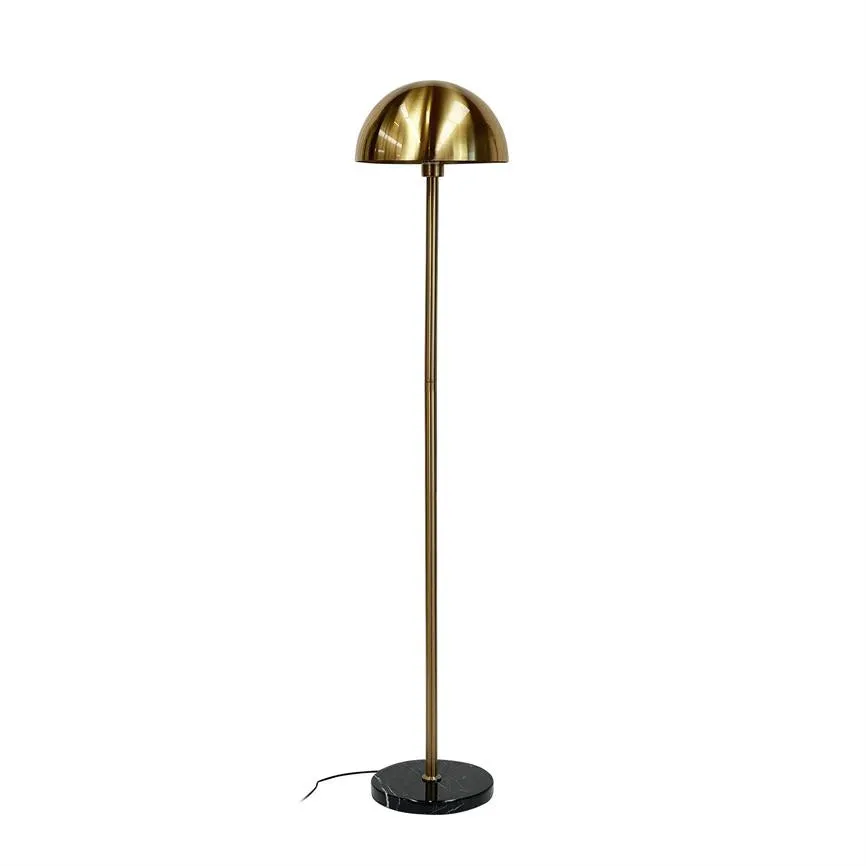Dyberg Larsen Menton gulvlampe messing marmor