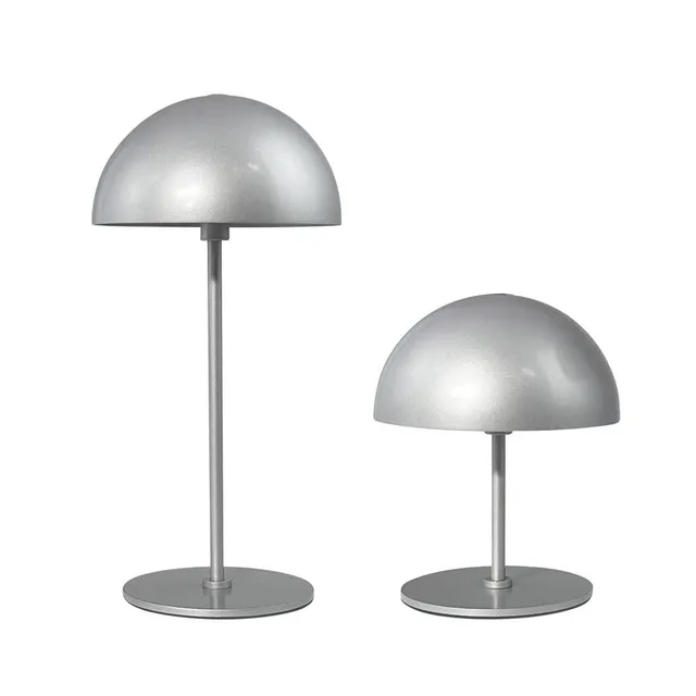 Dyberg Larsen Along LED bordlampe sølv 2-pakning