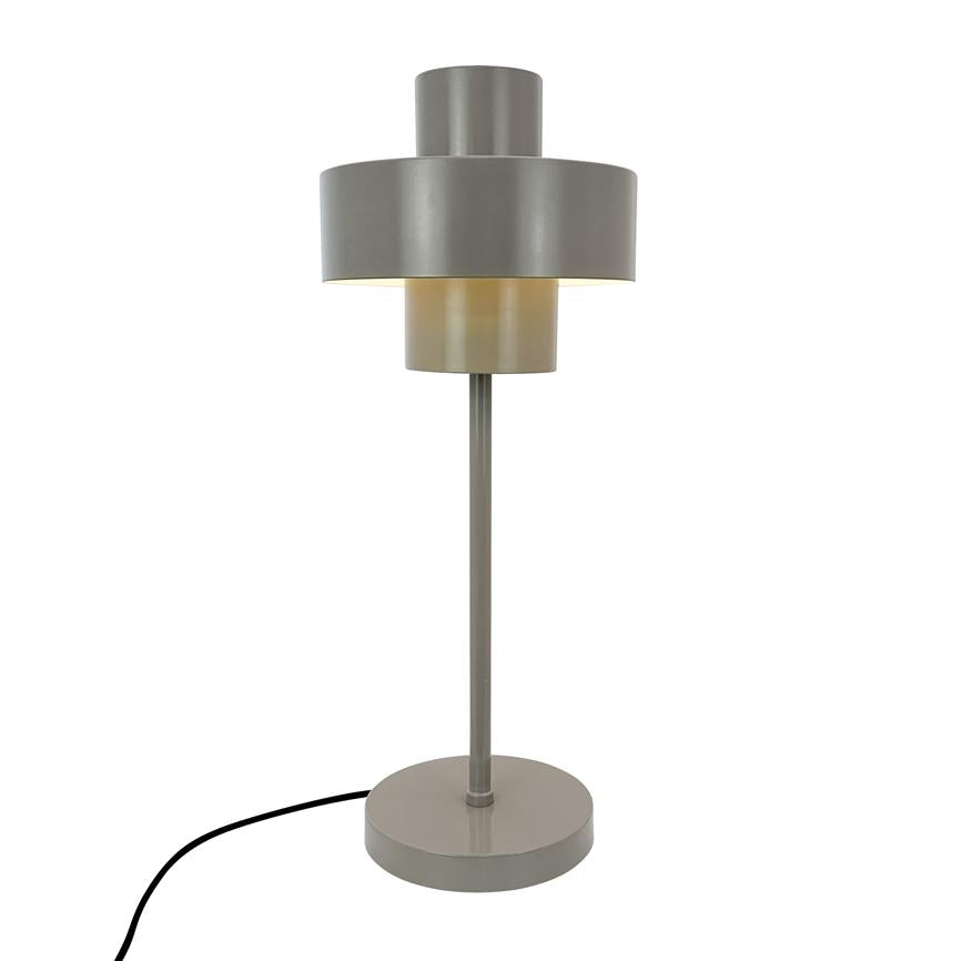 Dyberg Larsen Stoke bordlampe grå metall