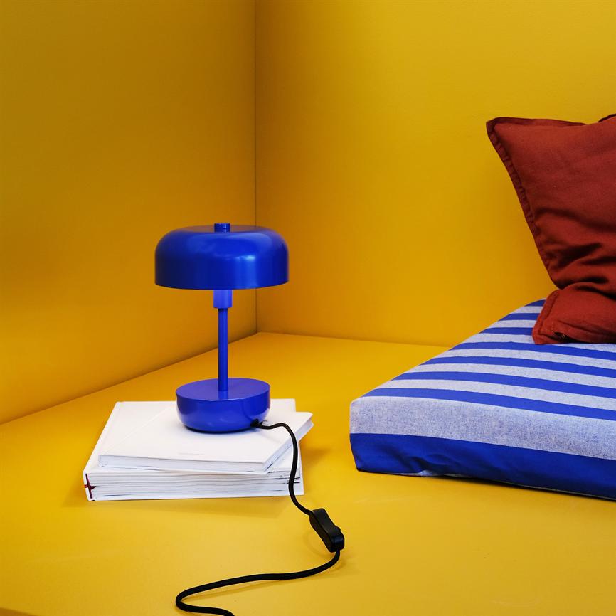 Dyberg Larsen Haipot bordlampe blå G9