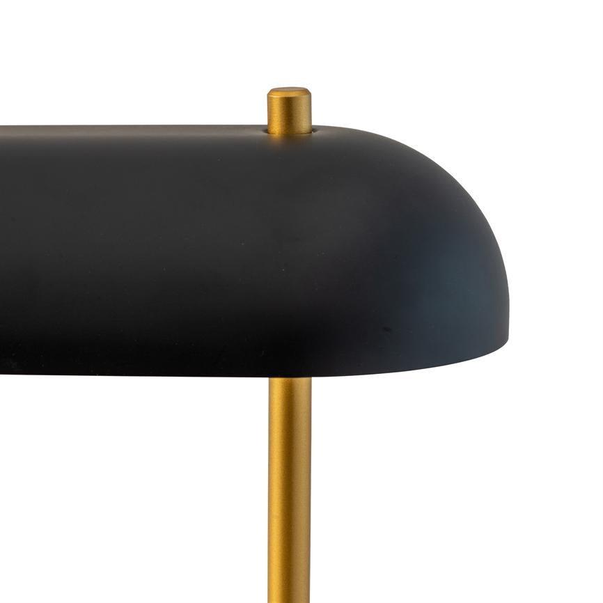 Dyberg Larsen ARCH bordlampe svart messing 35,5cm