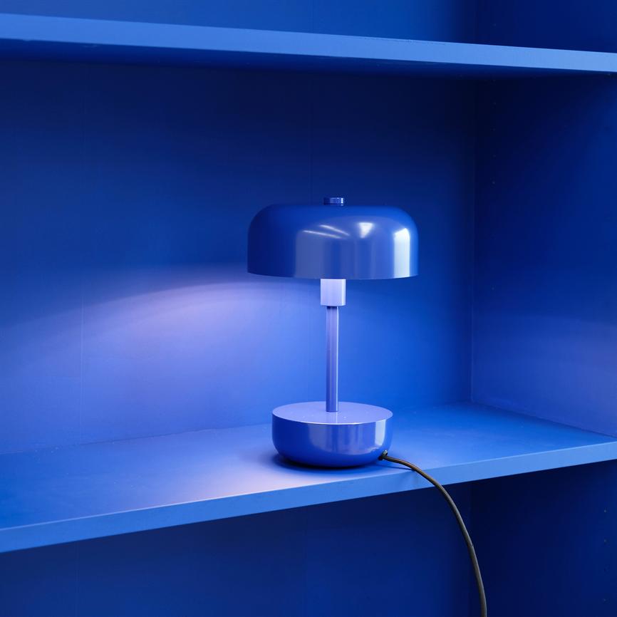 Dyberg Larsen Haipot bordlampe blå G9