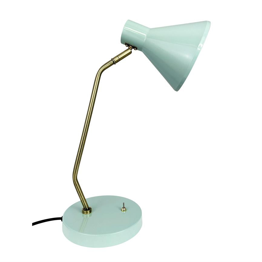 Dyberg Larsen Sleep bordlampe mint farget glass