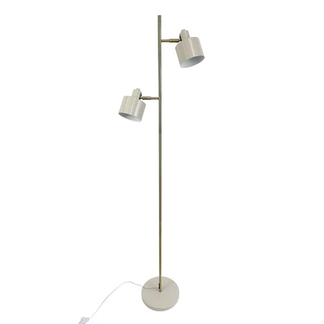 Dyberg Larsen Ocean gulvlampe beige messing