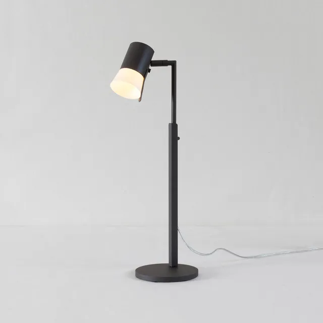Zlamp Bezzy bordlampe mørkegrå leselampe