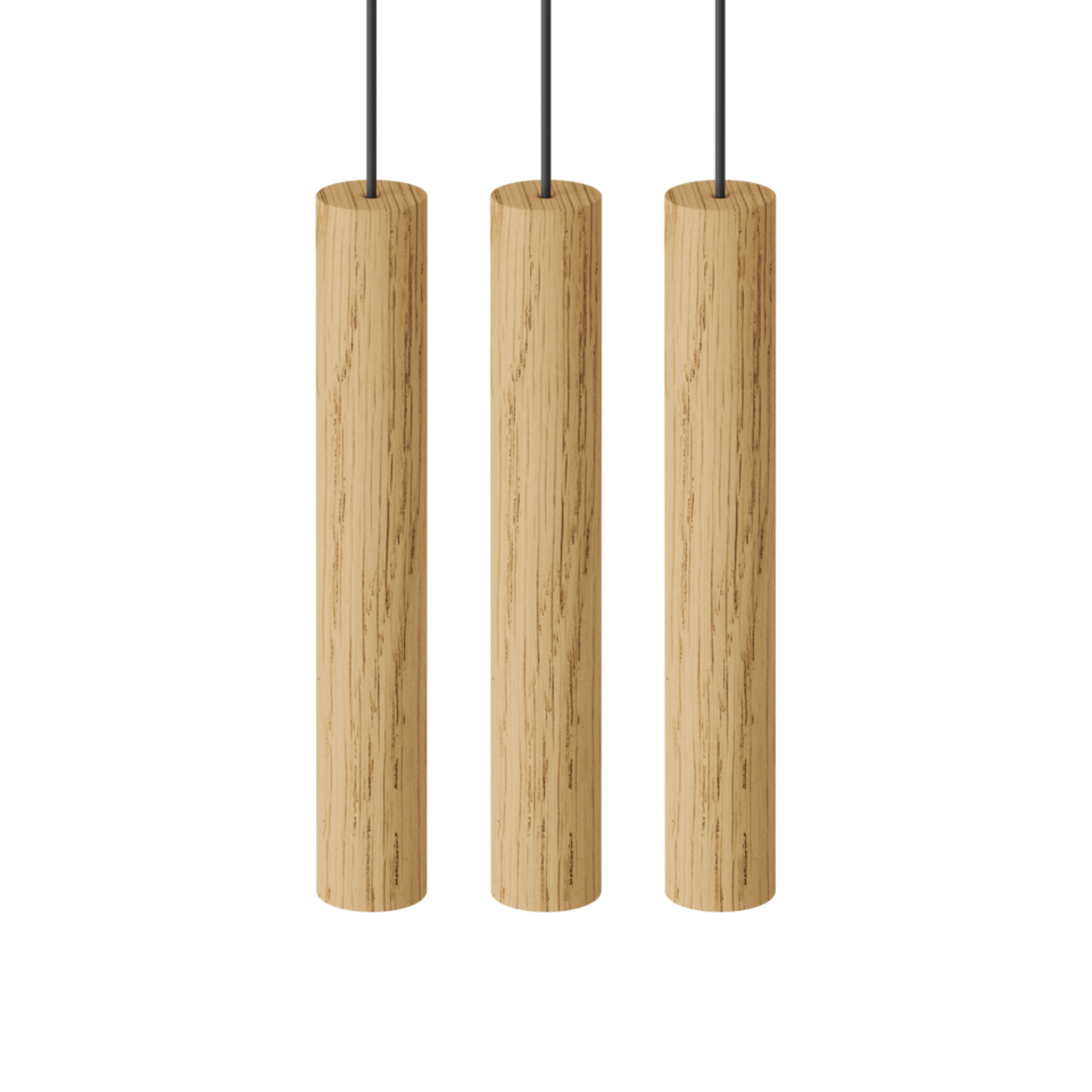 UMAGE Chimes Cluster 3 pendel eik 3 lys