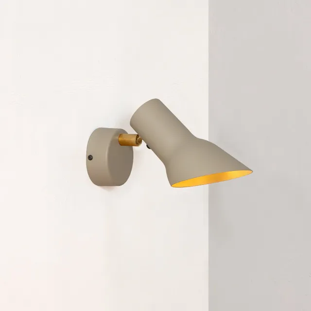 Zlamp Q10 430 vegglampe mørkegrå leselys