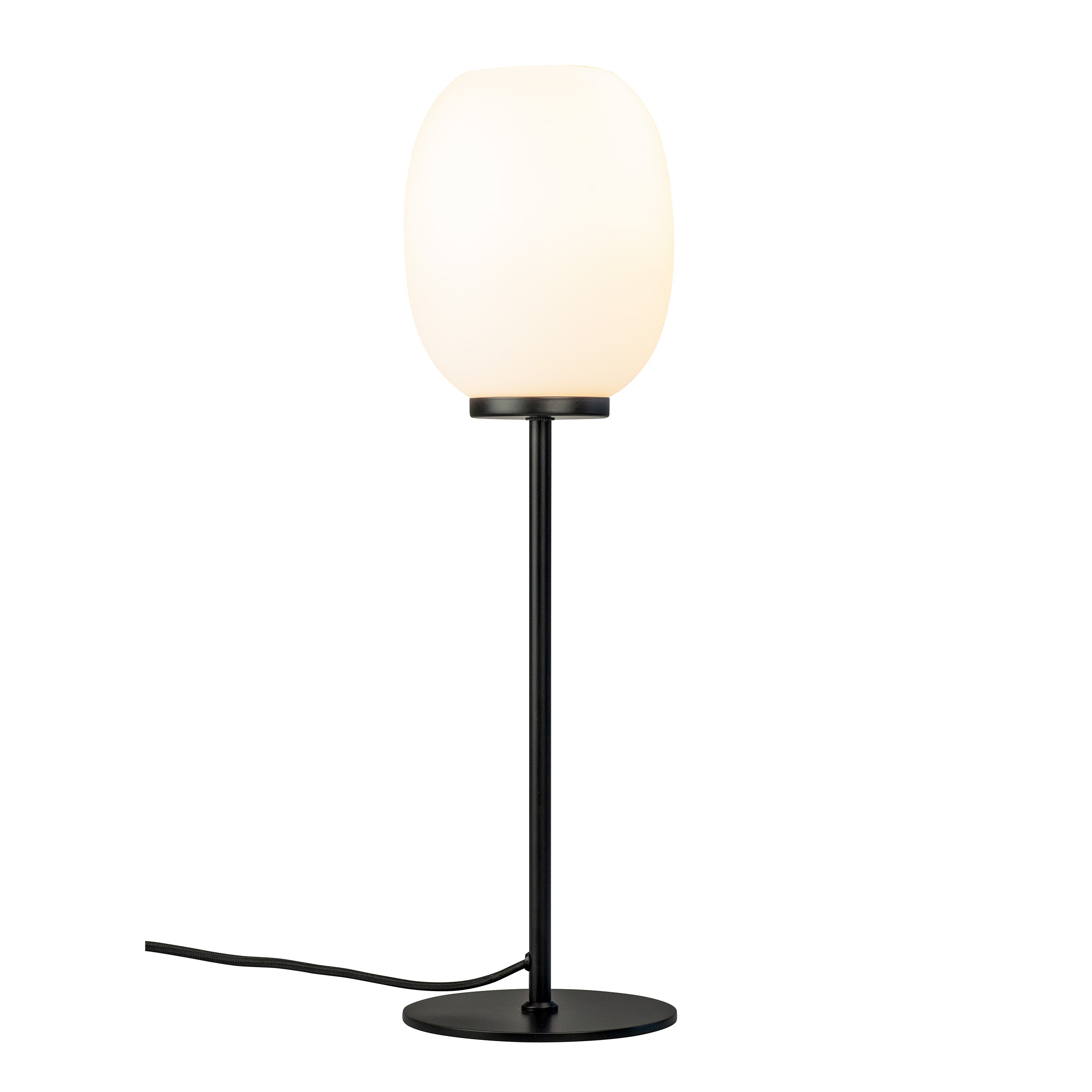 Dyberg Larsen DL39 bordlampe opal sort
