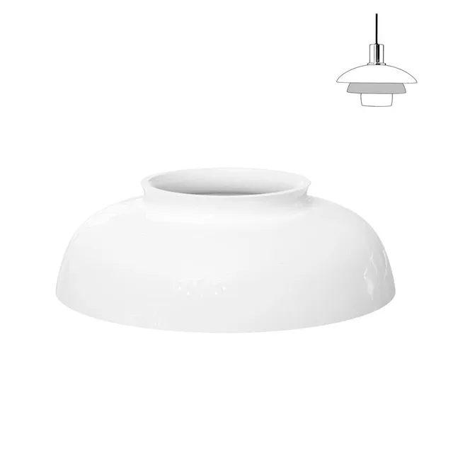 Dyberg Larsen Morph reserveglass midtskjerm Ø21 opal