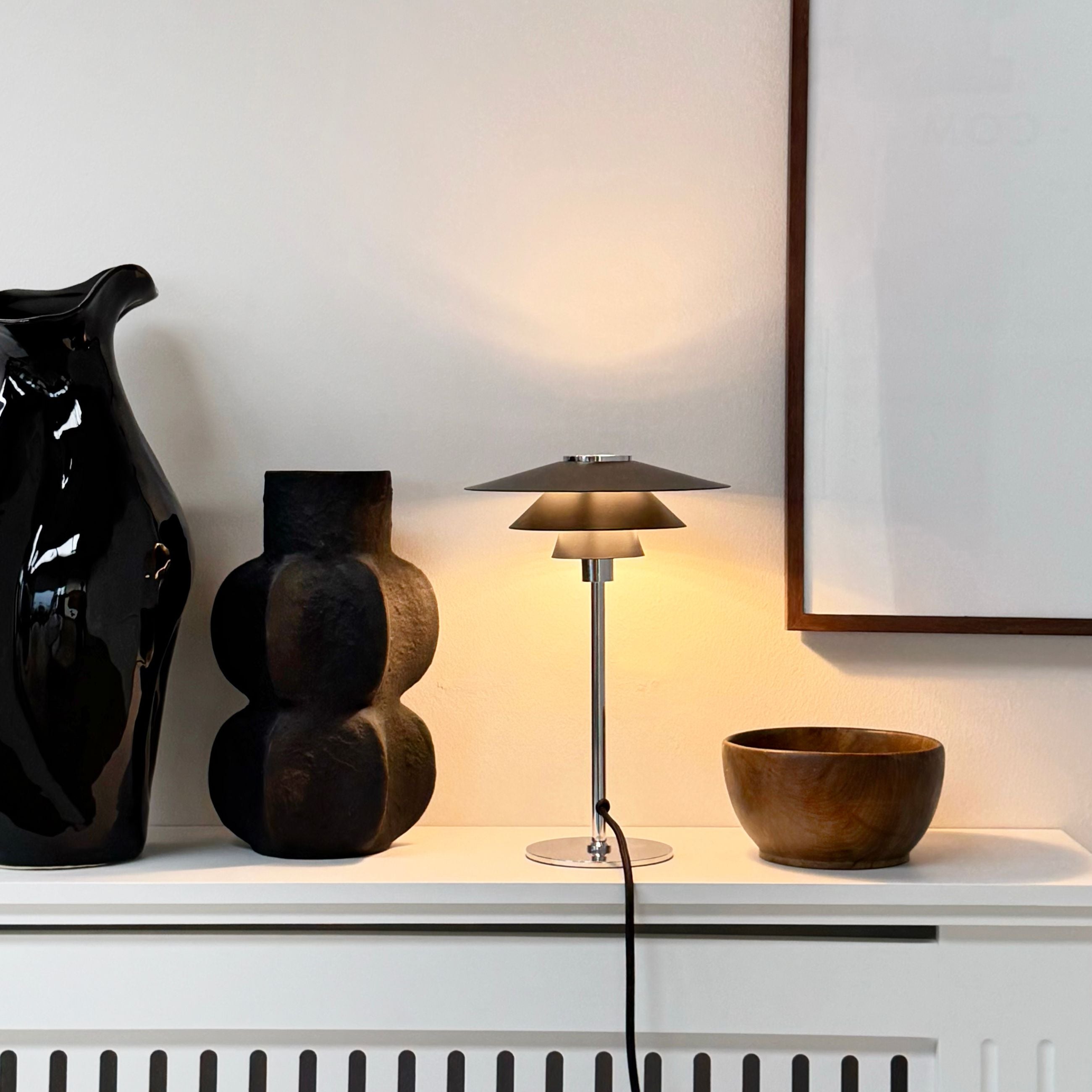 Dyberg Larsen Kay Mini bordlampe svart kompakt