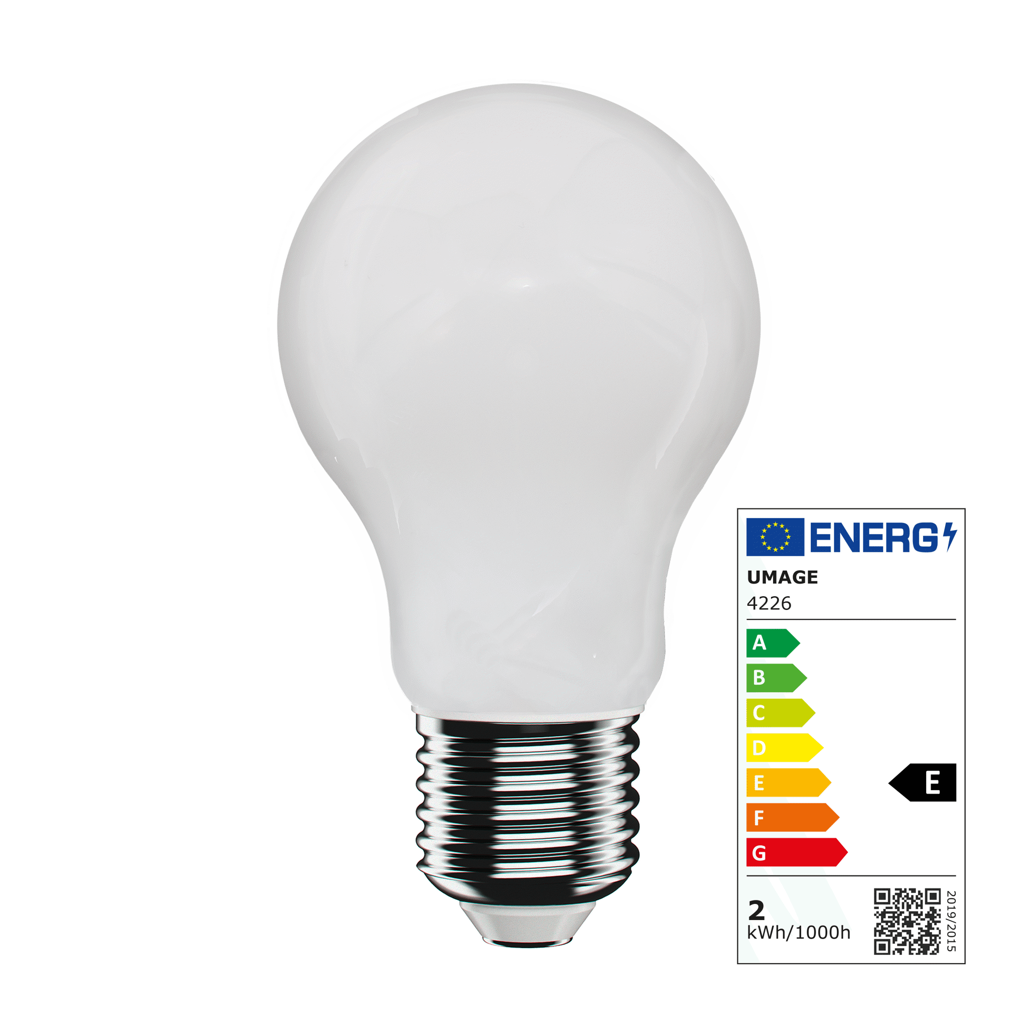 UMAGE Basic Idea E27 LED-pære 2W 2700K varm