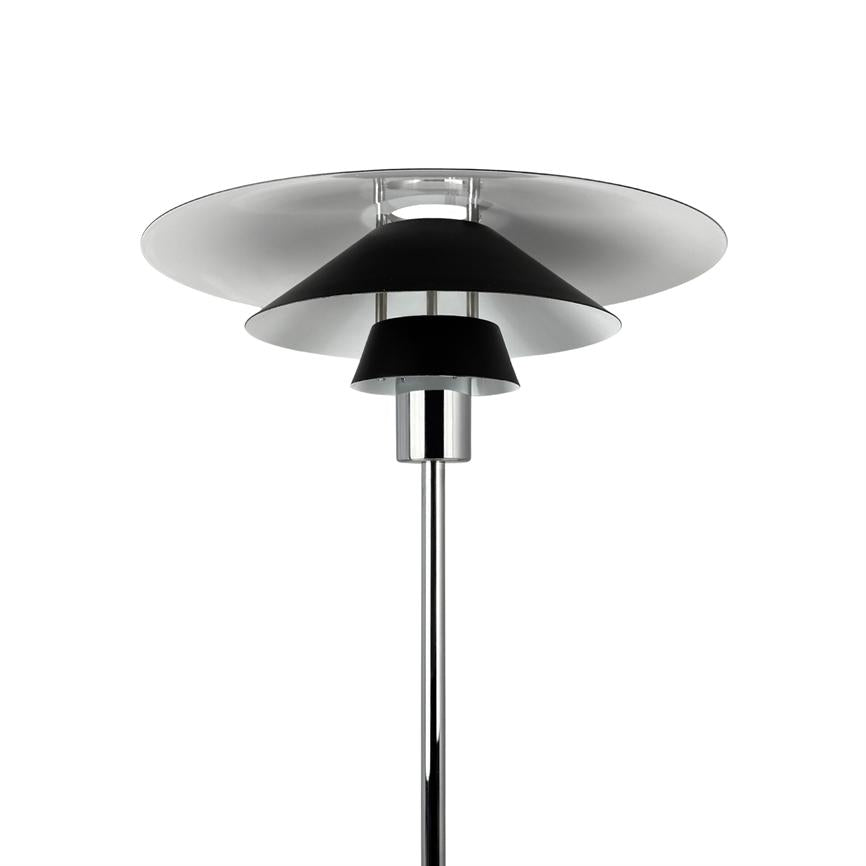 Dyberg Larsen Kay bordlampe svart krom leselys