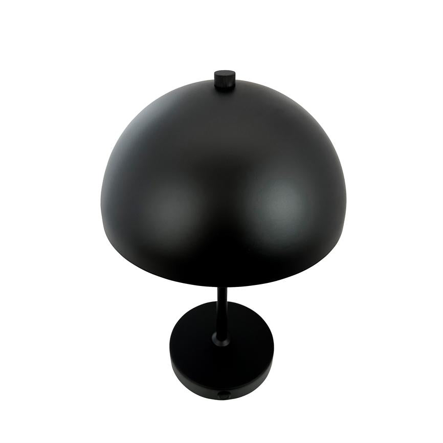 Dyberg Larsen Stockholm 2.0 bordlampe sort oppladbar