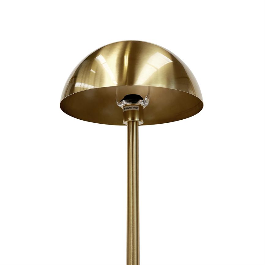Dyberg Larsen Menton gulvlampe messing marmor