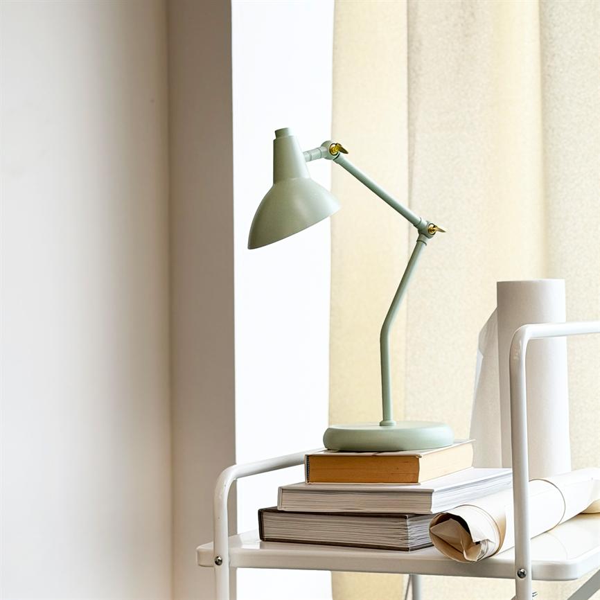 Dyberg Larsen Vela bordlampe mintgrønn justerbar GU10
