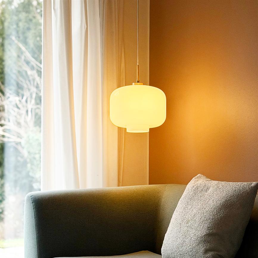 Dyberg Larsen ARP pendel Ø30 opal messing