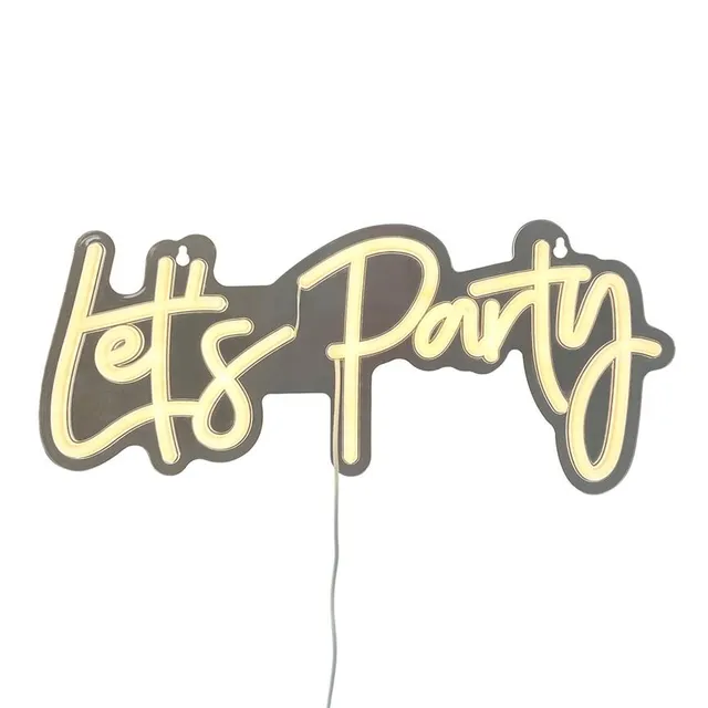 Dyberg Larsen Lets Party LED-skilt neon
