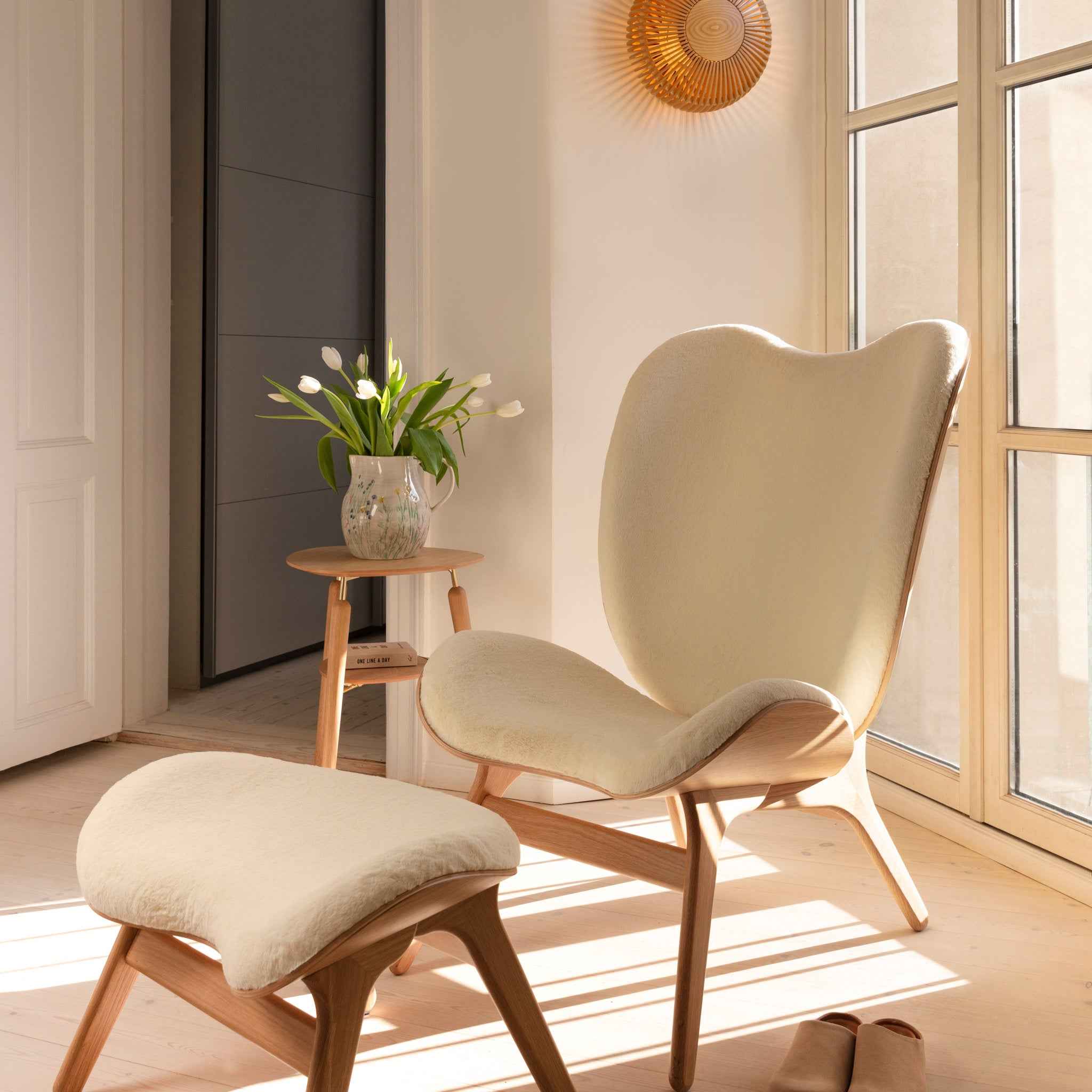 UMAGE Clava Up Wood vegglampe eik medium