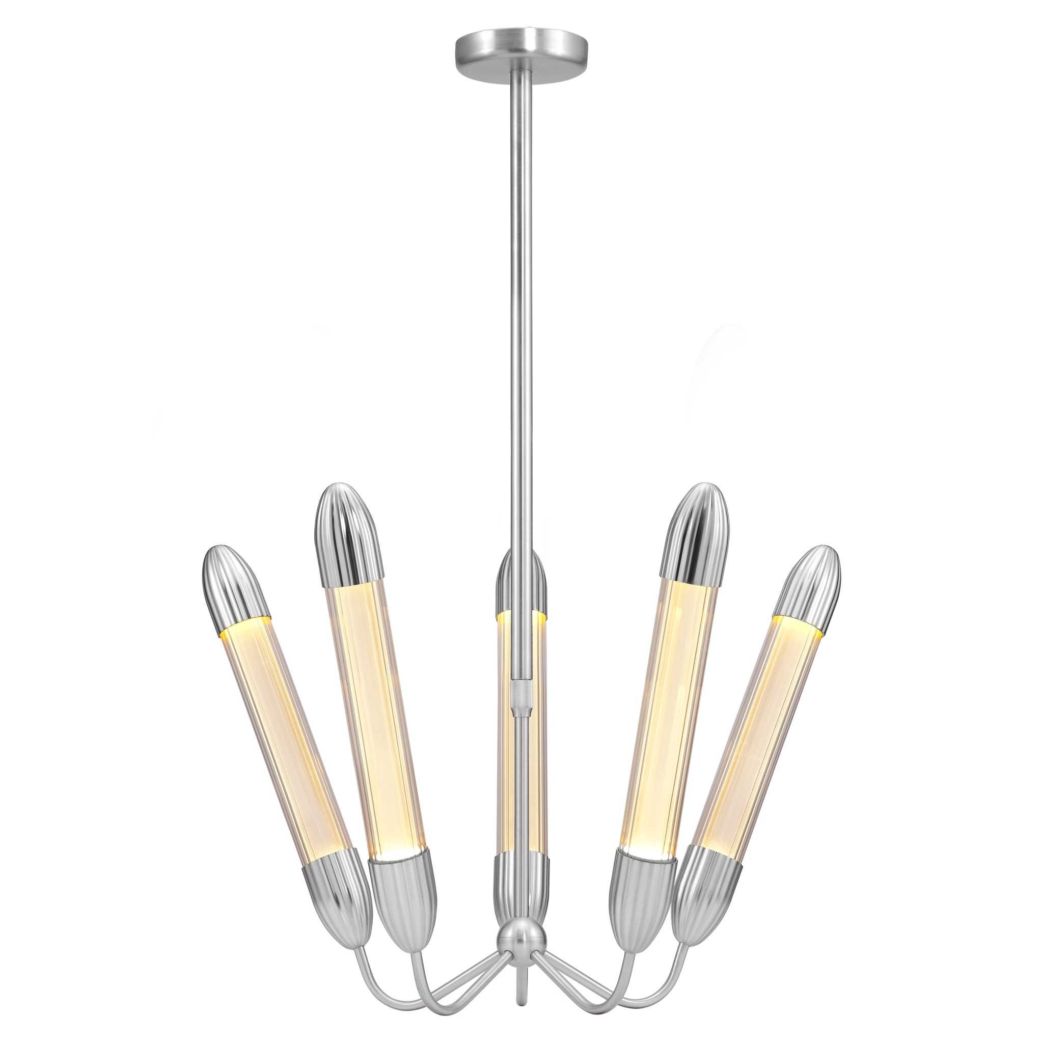 Umage Lemon Squeeze Penta pendellampe stål 5-armet glass