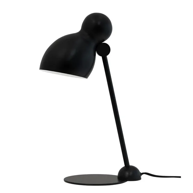 Dyberg Larsen Ludo bordlampe svart – metall E27