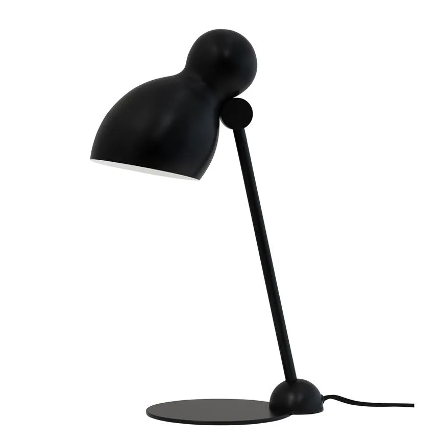 Dyberg Larsen Ludo bordlampe svart – metall E27