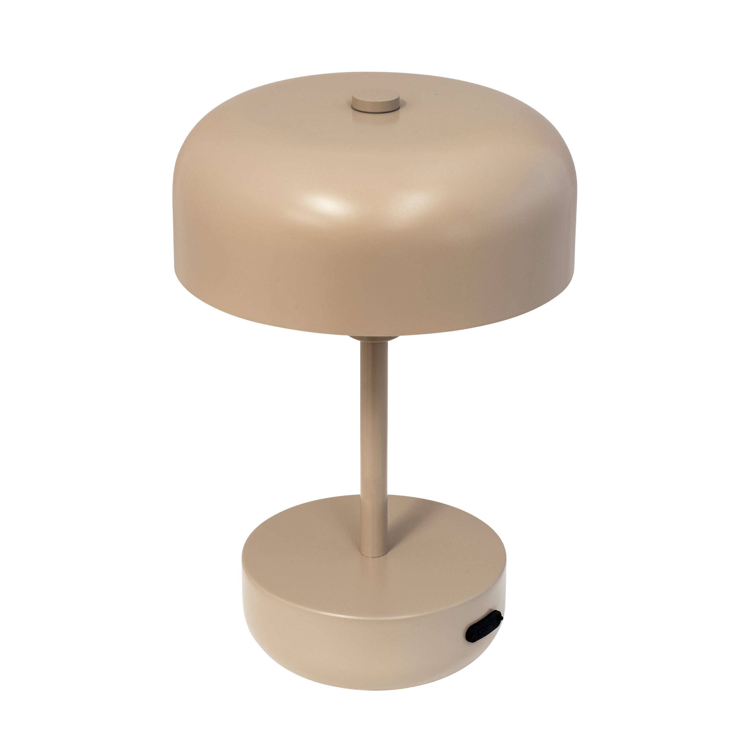 Dyberg Larsen Haipot bordlampe gråbrun oppladbar
