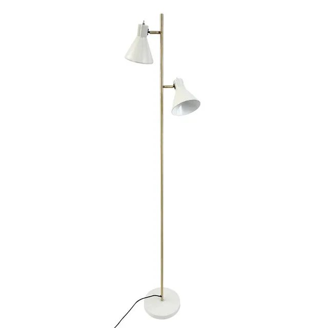 Dyberg Larsen Sleep gulvlampe hvit kitt
