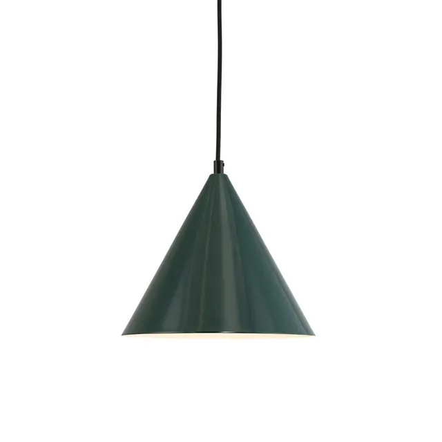 Dyberg Larsen Ron pendel morkegronn metall E27