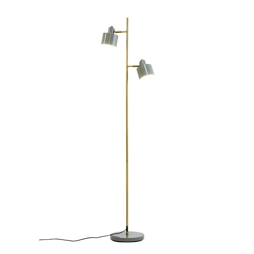 Dyberg Larsen Ocean gulvlampe oliven messing