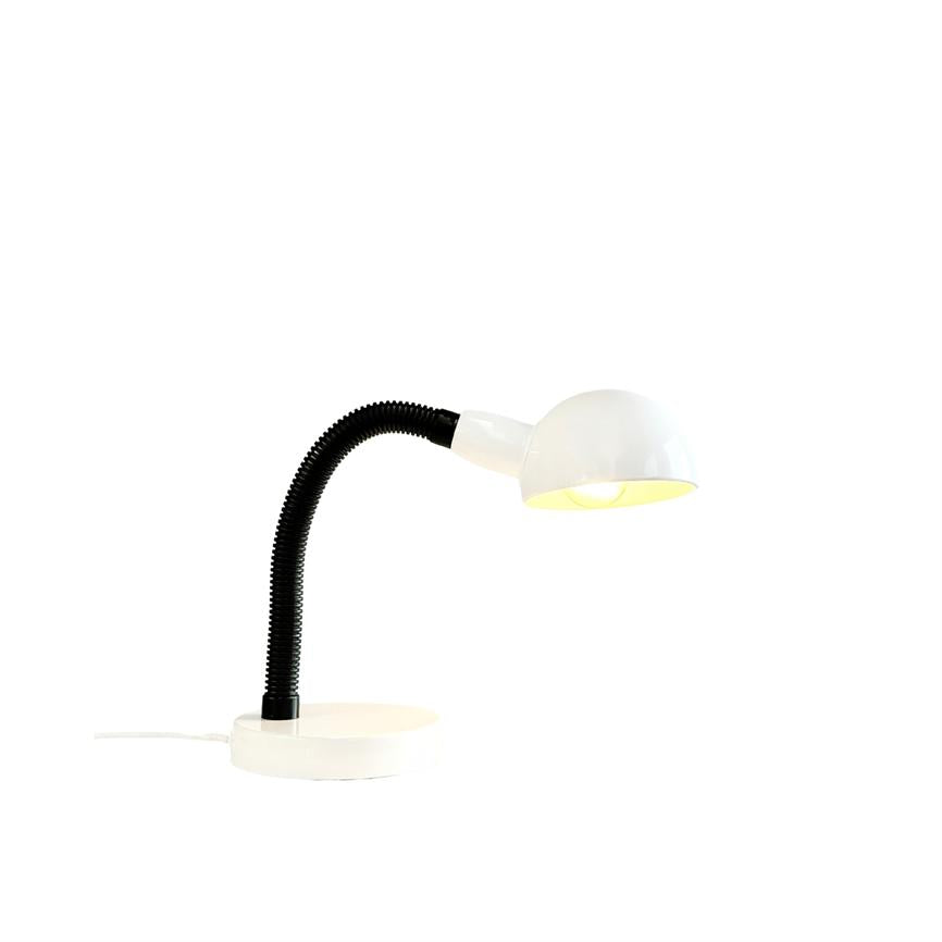 Dyberg Larsen Swan bordlampe hvit nattbordslampe