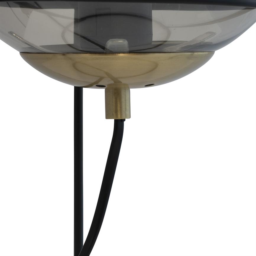 Dyberg Larsen Moon bordlampe røykgrå
