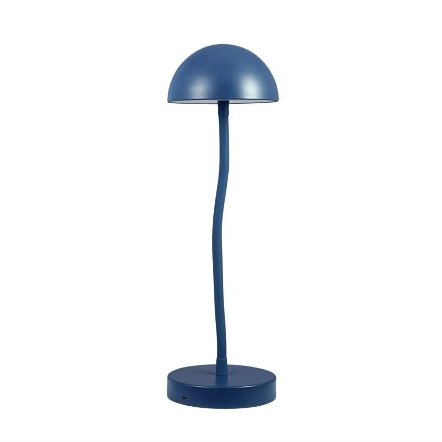 Dyberg Larsen Fonzy LED bordlampe indigoblå oppladbar