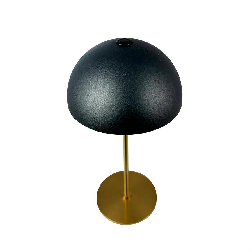 Dyberg Larsen Along Mini bordlampe 2-pk sort/messing oppladbar