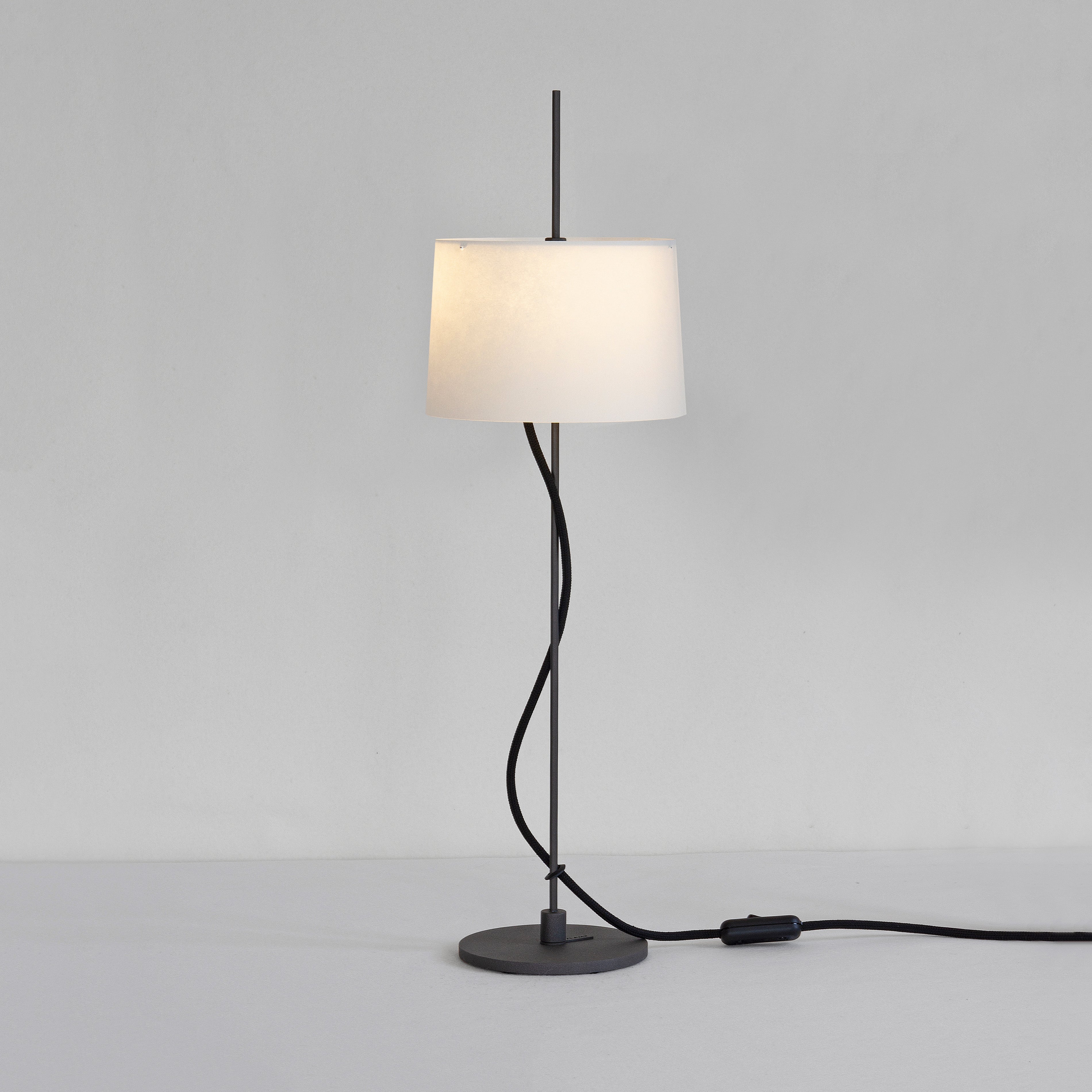 Zlamp Zladd 323-1918 bordlampe mørkegrå papir