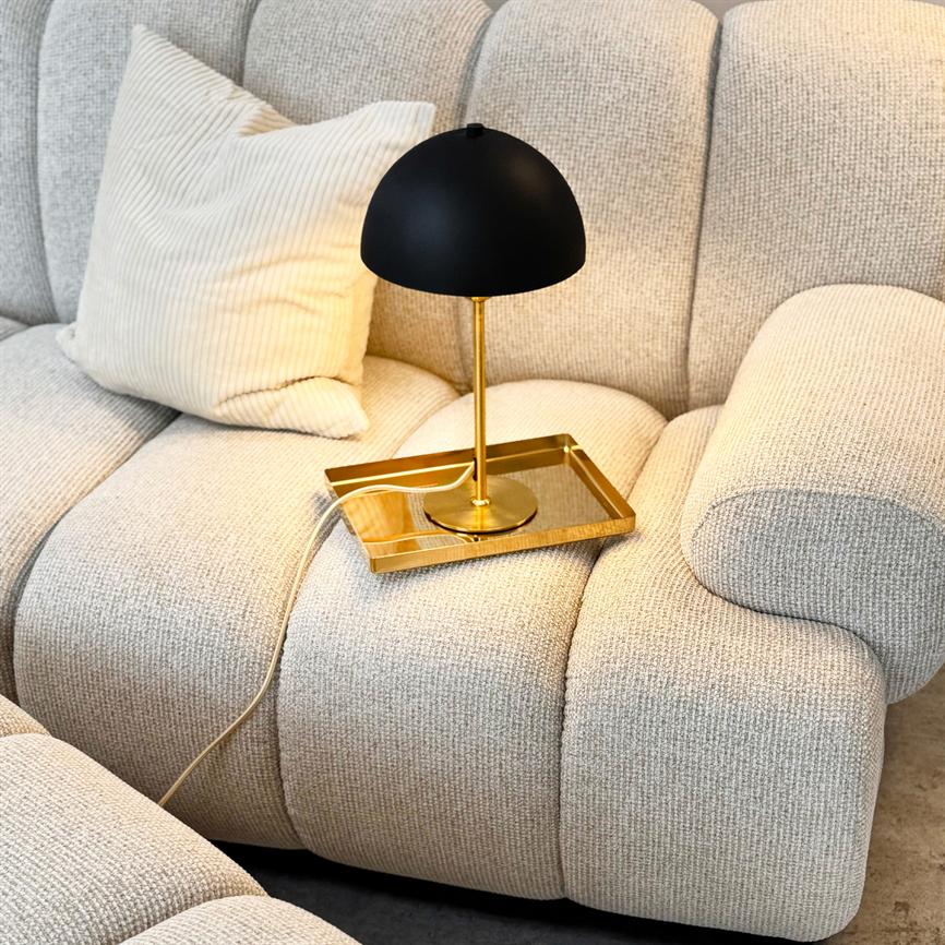 Dyberg Larsen Stockholm bordlampe svart messing