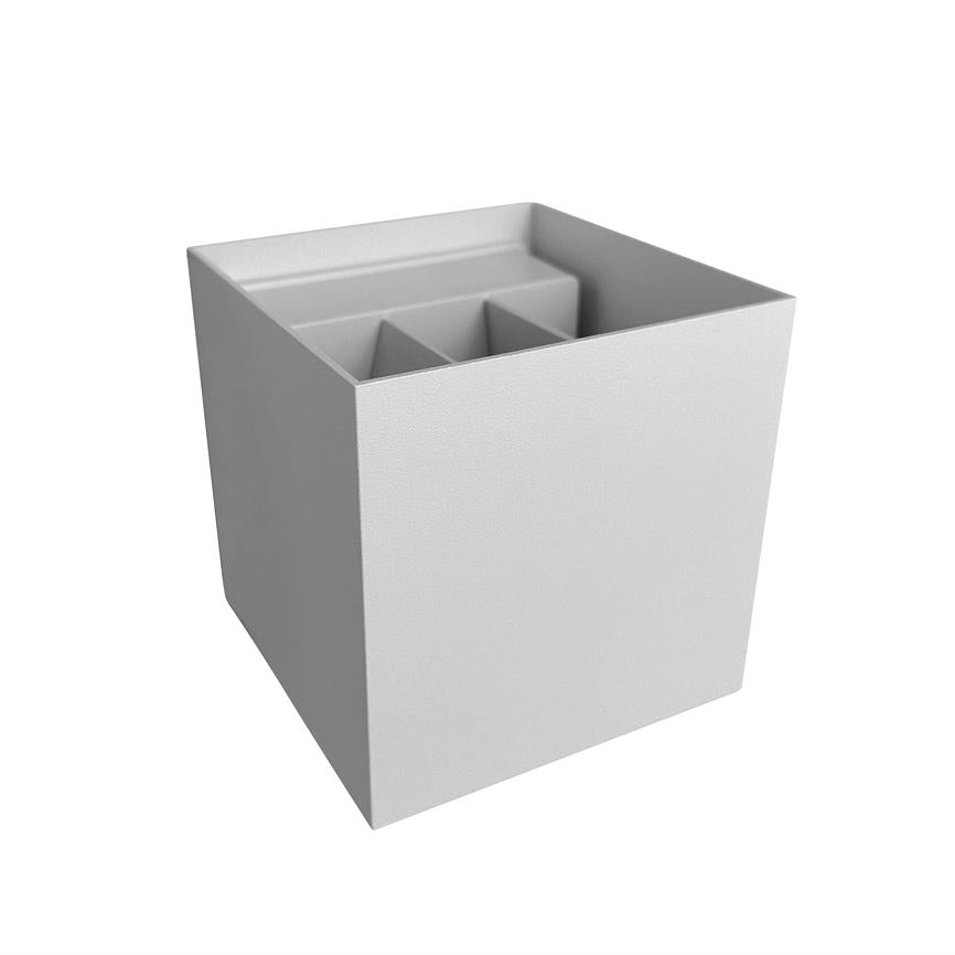 Dyberg Larsen Venus vegglampe hvit aluminium
