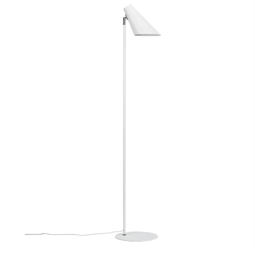 Dyberg Larsen Cale gulvlampe hvit dreibar