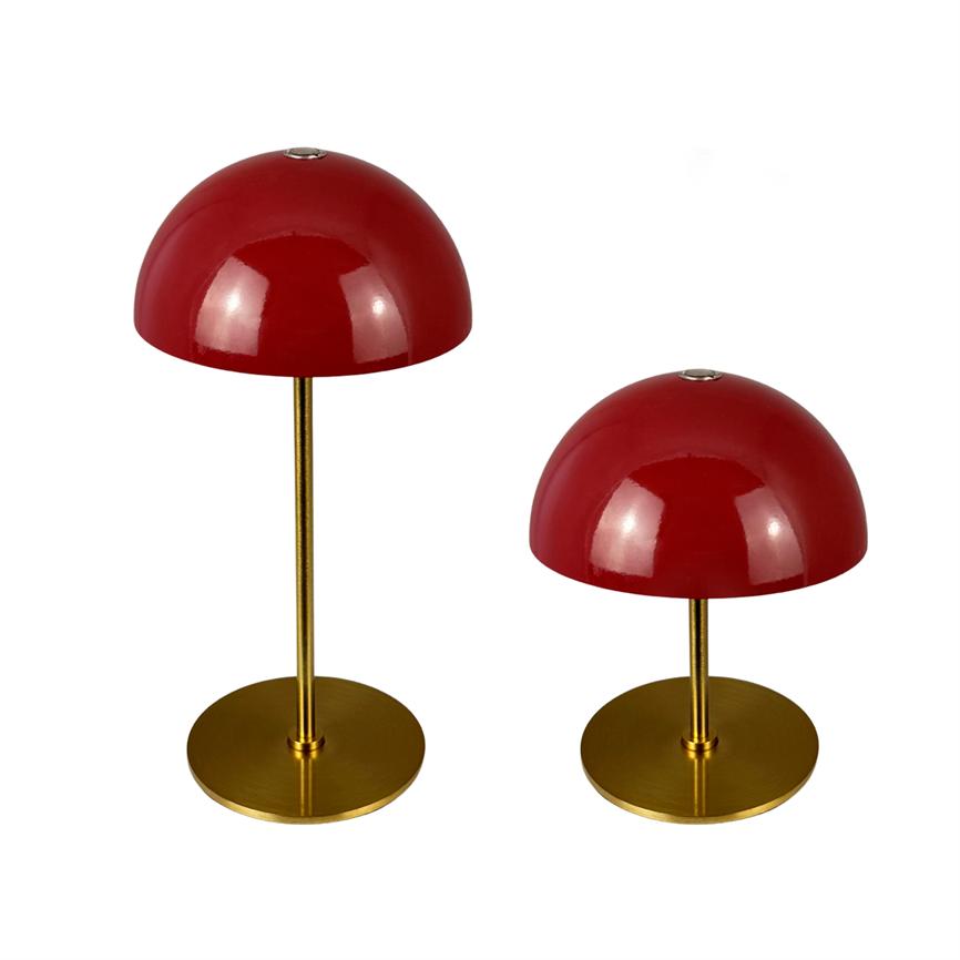 Dyberg Larsen Along bordlampe mørkerød 2-pk LED