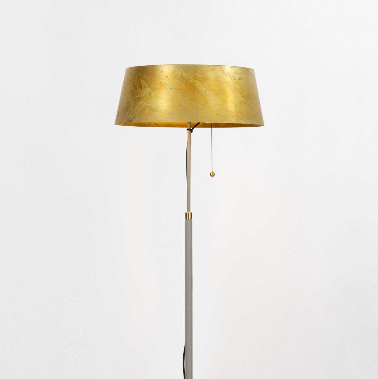 Zlamp Karl 940-2723 gulvlampe messing mørkegrå